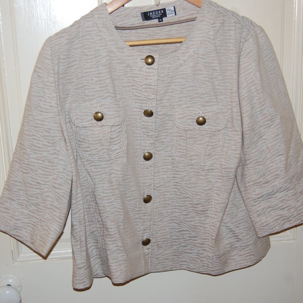 Vintage Jaeger linen jacket